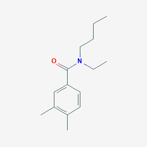 molecular formula C15H23NO B4876147 N-butyl-N-ethyl-3,4-dimethylbenzamide 