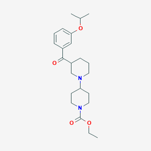 ethyl 3-(3-isopropoxybenzoyl)-1,4'-bipiperidine-1'-carboxylate