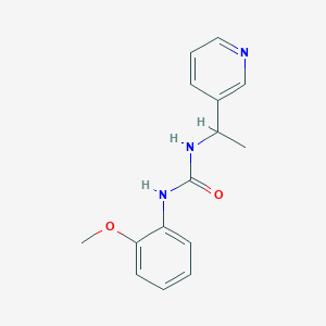 N-(2-methoxyphenyl)-N'-[1-(3-pyridinyl)ethyl]urea