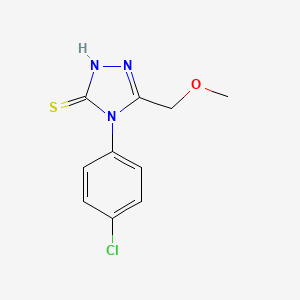 4-(4-chlorophenyl)-5-(methoxymethyl)-4H-1,2,4-triazole-3-thiol