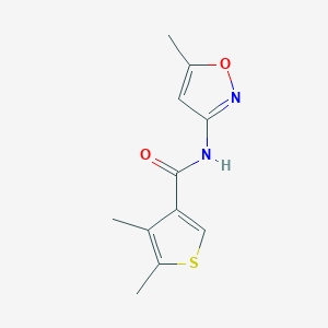 4,5-dimethyl-N-(5-methyl-3-isoxazolyl)-3-thiophenecarboxamide