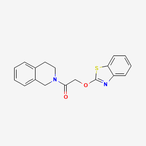 2-[(1,3-benzothiazol-2-yloxy)acetyl]-1,2,3,4-tetrahydroisoquinoline