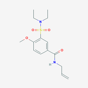 N-allyl-3-[(diethylamino)sulfonyl]-4-methoxybenzamide