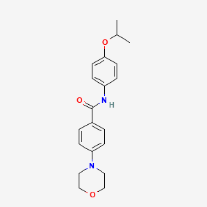 N-(4-isopropoxyphenyl)-4-(4-morpholinyl)benzamide