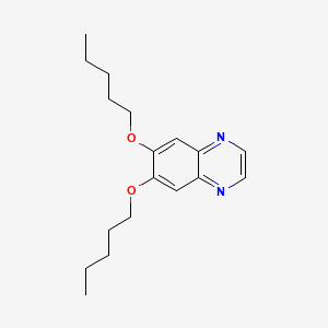 6,7-bis(pentyloxy)quinoxaline