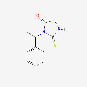 molecular formula C11H12N2OS B4876416 3-(1-phenylethyl)-2-thioxo-4-imidazolidinone 