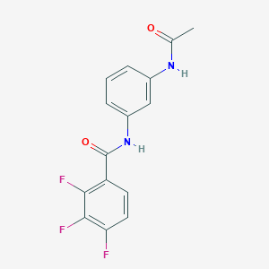 N-[3-(acetylamino)phenyl]-2,3,4-trifluorobenzamide