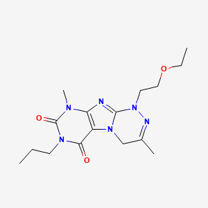 1-(2-ethoxyethyl)-3,9-dimethyl-7-propyl-1,4-dihydro[1,2,4]triazino[3,4-f]purine-6,8(7H,9H)-dione