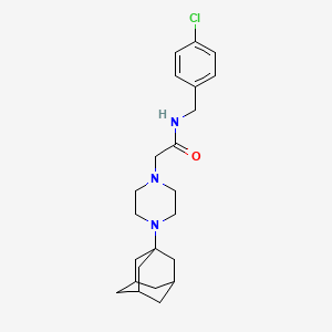 2-[4-(1-adamantyl)-1-piperazinyl]-N-(4-chlorobenzyl)acetamide