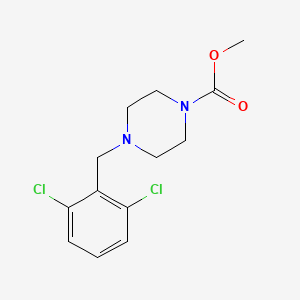 molecular formula C13H16Cl2N2O2 B4877119 methyl 4-(2,6-dichlorobenzyl)-1-piperazinecarboxylate 