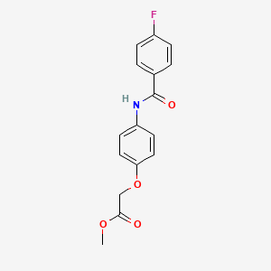 methyl {4-[(4-fluorobenzoyl)amino]phenoxy}acetate