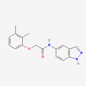 molecular formula C17H17N3O2 B4877309 2-(2,3-dimethylphenoxy)-N-1H-indazol-5-ylacetamide 