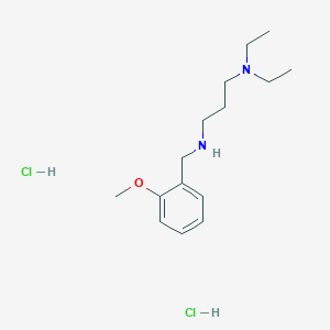 molecular formula C15H28Cl2N2O B4877446 N,N-diethyl-N'-(2-methoxybenzyl)-1,3-propanediamine dihydrochloride 