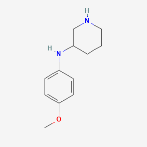 molecular formula C12H18N2O B4877459 N-(4-methoxyphenyl)-3-piperidinamine 