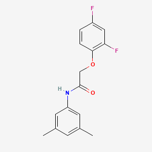 molecular formula C16H15F2NO2 B4877518 2-(2,4-difluorophenoxy)-N-(3,5-dimethylphenyl)acetamide 