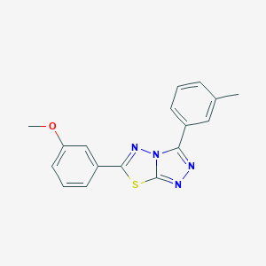 6-(3-Methoxyphenyl)-3-(3-methylphenyl)-[1,2,4]triazolo[3,4-b][1,3,4]thiadiazole