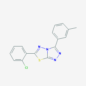 6-(2-Chlorophenyl)-3-(3-methylphenyl)[1,2,4]triazolo[3,4-b][1,3,4]thiadiazole