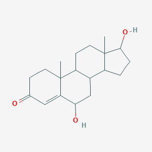 molecular formula C19H28O3 B048783 6β-羟基睾酮 CAS No. 62-99-7