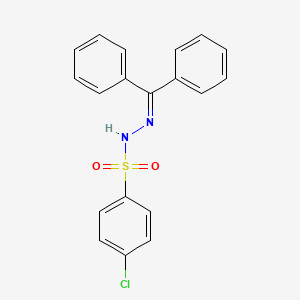molecular formula C19H15ClN2O2S B4878375 4-chloro-N'-(diphenylmethylene)benzenesulfonohydrazide 