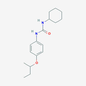 molecular formula C17H26N2O2 B4878444 N-(4-sec-butoxyphenyl)-N'-cyclohexylurea 