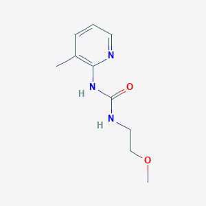 molecular formula C10H15N3O2 B4878527 N-(2-methoxyethyl)-N'-(3-methyl-2-pyridinyl)urea 