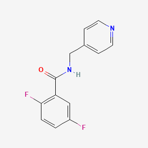molecular formula C13H10F2N2O B4878566 2,5-difluoro-N-(4-pyridinylmethyl)benzamide 