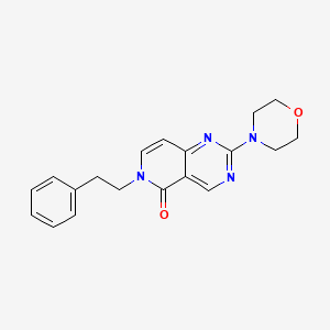 molecular formula C19H20N4O2 B4878722 2-(4-morpholinyl)-6-(2-phenylethyl)pyrido[4,3-d]pyrimidin-5(6H)-one 