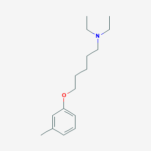 molecular formula C16H27NO B4878844 N,N-diethyl-5-(3-methylphenoxy)-1-pentanamine 