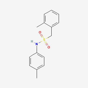 molecular formula C15H17NO2S B4879016 1-(2-methylphenyl)-N-(4-methylphenyl)methanesulfonamide 