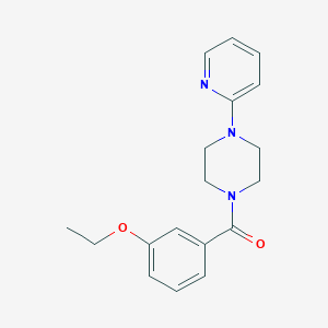 molecular formula C18H21N3O2 B4879125 1-(3-ethoxybenzoyl)-4-(2-pyridinyl)piperazine 