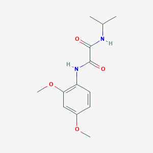 molecular formula C13H18N2O4 B4879179 N-(2,4-dimethoxyphenyl)-N'-isopropylethanediamide 
