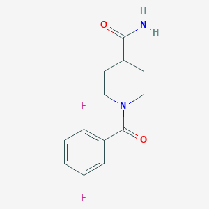 molecular formula C13H14F2N2O2 B4879237 1-(2,5-difluorobenzoyl)-4-piperidinecarboxamide 