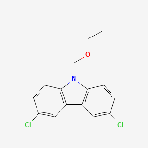molecular formula C15H13Cl2NO B4879632 3,6-dichloro-9-(ethoxymethyl)-9H-carbazole 