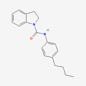 molecular formula C19H22N2O B4879634 N-(4-butylphenyl)-1-indolinecarboxamide CAS No. 883549-18-6