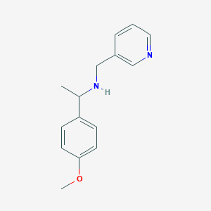 [1-(4-Methoxy-phenyl)-ethyl]-pyridin-3-ylmethyl-amine
