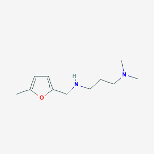 molecular formula C11H20N2O B487979 N,N-二甲基-N'-(5-甲基呋喃-2-基甲基)-丙烷-1,3-二胺 CAS No. 626216-66-8