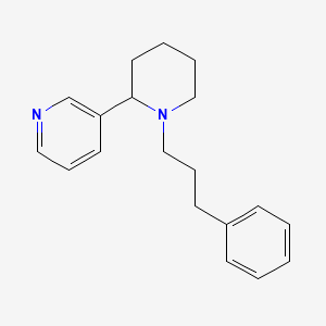 3-[1-(3-phenylpropyl)-2-piperidinyl]pyridine