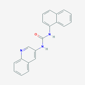 molecular formula C20H15N3O B4879956 N-1-naphthyl-N'-3-quinolinylurea 