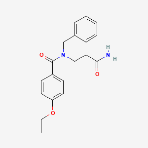 molecular formula C19H22N2O3 B4880100 N-(3-amino-3-oxopropyl)-N-benzyl-4-ethoxybenzamide 