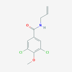 molecular formula C11H11Cl2NO2 B4880150 N-allyl-3,5-dichloro-4-methoxybenzamide 