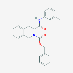 molecular formula C26H26N2O3 B4880278 benzyl 3-{[(2,3-dimethylphenyl)amino]carbonyl}-3,4-dihydro-2(1H)-isoquinolinecarboxylate 