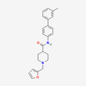 1-(2-furylmethyl)-N-(3'-methyl-4-biphenylyl)-4-piperidinecarboxamide