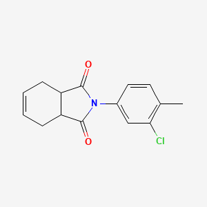 molecular formula C15H14ClNO2 B4880427 2-(3-chloro-4-methylphenyl)-3a,4,7,7a-tetrahydro-1H-isoindole-1,3(2H)-dione 