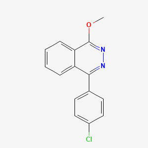 molecular formula C15H11ClN2O B4880600 1-(4-chlorophenyl)-4-methoxyphthalazine 