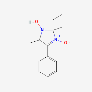 molecular formula C13H18N2O2 B4880693 2-ethyl-2,5-dimethyl-4-phenyl-2,5-dihydro-1H-imidazol-1-ol 3-oxide 