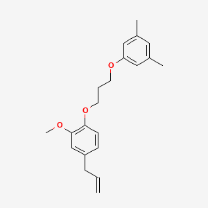 molecular formula C21H26O3 B4880779 4-allyl-1-[3-(3,5-dimethylphenoxy)propoxy]-2-methoxybenzene 