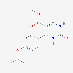 molecular formula C16H20N2O4 B4880804 methyl 4-(4-isopropoxyphenyl)-6-methyl-2-oxo-1,2,3,4-tetrahydro-5-pyrimidinecarboxylate 