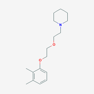 molecular formula C17H27NO2 B4880860 1-{2-[2-(2,3-dimethylphenoxy)ethoxy]ethyl}piperidine 