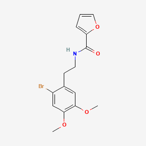 molecular formula C15H16BrNO4 B4880879 N-[2-(2-bromo-4,5-dimethoxyphenyl)ethyl]-2-furamide 