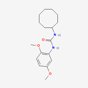 molecular formula C17H26N2O3 B4880959 N-cyclooctyl-N'-(2,5-dimethoxyphenyl)urea 